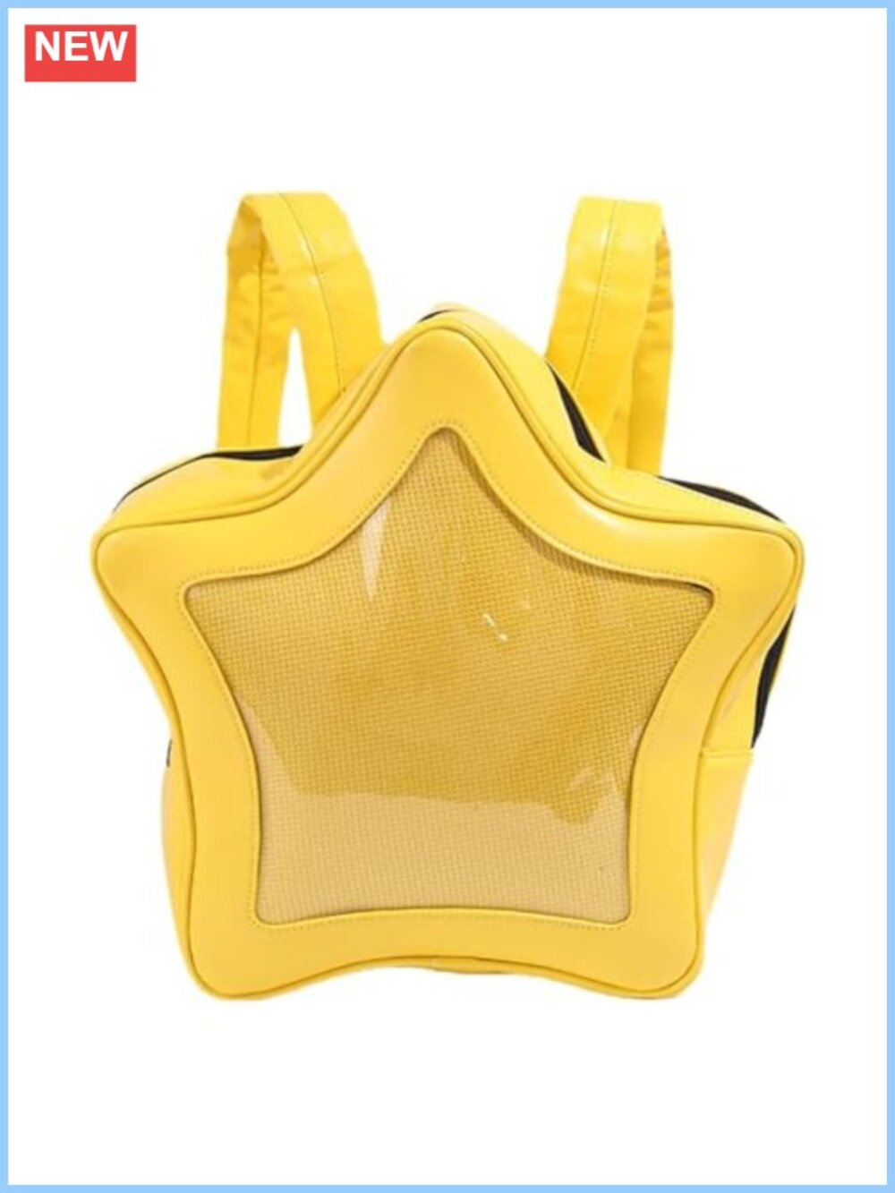 Kawaii Y2K Ita Bag Backpack PU Leather Display Insert Shoulder Bag Women Daily
